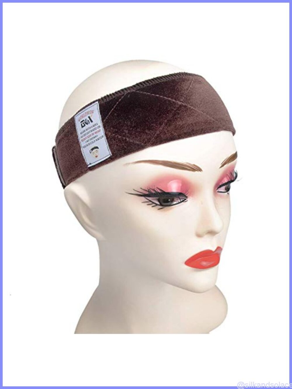 Velvet Wig Grip Band Adjustable Head Hair Band for Secure Wig Hold